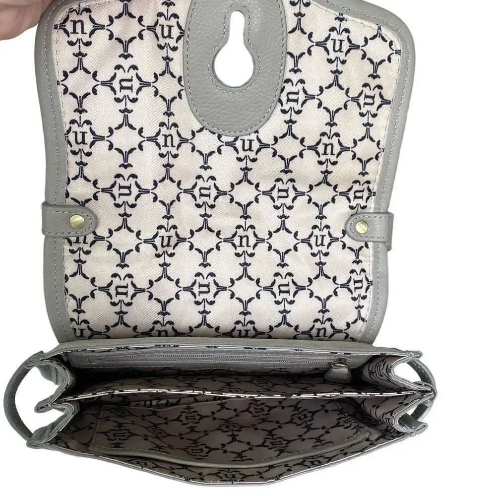 Nanette Lepore Waverly Flap Husky Crossbody Bag Stone OS - Picture 8 of 13